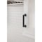 Amerock Hybridize 3-3/4 inch (96mm) Center-to-Center Matte Black Cabinet Pull, 10PK 10VMP37061MB - alternate 4