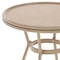 Flash Furniture Lourdes French Bistro 31.5in. Tbl, Natural/White PE Rattan, Glass Top, Bamboo Print Aluminum Frame SDA-AD641012-80-NATWH-LTNAT-GG - alternate 6