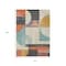Homeroots 10' X 14' Gray Gold And Salmon Geometric Washable Indoor Outdoor Area Rug 617985 - alternate 4