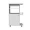 Homeroots White 24in Rolling Kitchen Cart With Storage 477879 - alternate 6