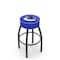 Holland Bar Stool Co 30" Vancouver Canucks Cushion Seat, Blk Wrinkle Base Swivel Bar Stool L8B130VanCan - alternate 1