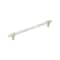 Amerock Carrione 10-1/16 inch 256mm Center-to-Center Marble White/Golden Champagne Cabinet Pull BP36664MWBBZ - alternate 1
