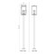 Z-Lite Hartwell 6-Light Outdoor Post Mounted Fixture, 15 in W x 125.5 H, Sand Black 5019PHXXLS-536P-BK - alternate 6