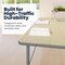 Flash Furniture Commercial Adjustable Height Rectangular Activity Table - Locking Casters-LT NAT XU-A3072-REC-LTNAT-T-A-CAS-GG - alternate 4