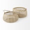 Homeroots Set of Two Brown Wicker Basket, 2PK 392167 - alternate 4
