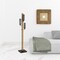 Homeroots 61" Brown Three Light Traditional Shaped Floor Lamp With Black Novelty Shade 526293 - alternate 6