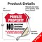 Signmission Private Property Shield Label Set No Sol, 12 inch X 12 inch, Vinyl Decal, 2PK SHI-D-2PACK-12-439 - alternate 4