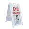 Signmission Eye Exams, A-Frame & 2 Decals Installed, Heavy-Duty Plastic Frame SBHD-D-2436-Eye Exams - alternate 1