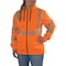 Ergodyne S Orange Class 3 Womens Performance HV Zip-Up Hoodie 8305W - alternate 1