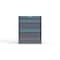 Strong Hold 3 drawer cabinet - (1x 5ft, 2x 11ft) - Blue accents - Keyed Different S3036-PPDAS-0304FS - alternate 1