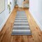 Jonathan Y Fawning Two-Tone Striped Classic Low-Pile Machine-Washable Cream/Dark Gray 2 ft. x 8 ft. Runner Rug WSH304A-28 - alternate 6