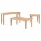 International Concepts Rectangle Shaker Coffee Table Tall, 42 W, 24 L, 18 in H, Wood, Unfinished OT-9TC - alternate 1