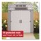 Rubbermaid Storage Shed, 337 cu ft, 7 ft x 7 ft x 8 ft, Brown 2145548 - alternate 3