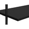 Homeroots 72" Black Metal and Wood Five Tier Bookcase 489800 - alternate 6