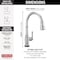 Delta Broderick Single Handle Pull-Down Kitchen Faucet With Touch2O Technology 9190T-DST - alternate 4