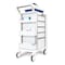 Omnimed Phlebotomy Cart, Aluminum & Plastic, 42 in H, 23.5 in W 351010 - alternate 5