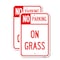 Signmission On Grass, 12'' X 18'' 2 Signs, Heavy Gauge Aluminum, 2PK A-1218-2PACK-23526 - alternate 1
