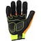 Ironclad Performance Wear Mechanics Gloves, Full Finger, ANSI, L, PR IEX-HZiWP-04-L - alternate 2