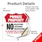 Signmission Private Property Shield Label Set No Sol, 4 inch X 4 inch, Vinyl Decal, 2PK SHI-D-2PACK-4-439 - alternate 4