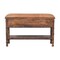 Homeroots 35in Brown Faux Leather and Solid Wood Upholstered Storage Bench With Drawers 723826 - alternate 4