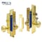 Ecs Hardware Durable Heavy Duty Mortise Knob Lock US3 Polished Brass, 2-1/2 in Backset Entrance, Left Handed ECSH-ML01-PB-SC1-LH - alternate 3