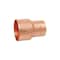 Nibco 3/4 in. x 1/2 in. Copper Pressure Cup x Cup Reducer Coupling Fitting I600R3412 - alternate 2