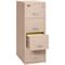 Fireking 4 Drawer, 2 Hr Fire & Impact Rated, Vertical, 32" depth Legal Champagne 4-2157-2CH - alternate 3