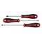 Bondhus Set 3 PowerGrip Slotted & Phillips Screwdrivers; 7/32, 1/4 in & PH2 1675803320 - alternate 1