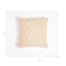 Homeroots 18" X 18" Beige and Ivory Zigzag Cotton Pillow Cover With Texture 534555 - alternate 2