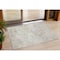 Homeroots 3' X 5' Ivory And Beige Abstract Washable Indoor Outdoor Area Rug 599502 - alternate 1