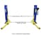 Atlas Automotive Equipment Pro-9D Overhead 2-Post Lift 9,000 Lb. Capacity XH-PRO-9D-FPD - alternate 4