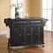 Crosley Full Size Granite Top Kitchen Cart KF30004EBK - alternate 6