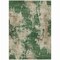 Homeroots 5' X 8' Fern Green And Beige Abstract Washable Indoor Outdoor Area Rug 630682 - alternate 3
