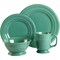 Gibson Elite Barberware 16 Piece Fine Ceramic Dinnerware Set in Turquoise 102123.16RM - alternate 6