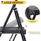 Wrightmaster 3.4 ft. Metal Folding Step Ladder, 8 ft. Reach, with Anti-slip Pedals 800 lbs. Load Capacity ZOR-WK21A-4-DF - alternate 5