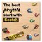 Scotch Heavy-Duty Packaging Tape with 2 Dispensers, 3"Core, 1.88" x 54.6 yds, Clear, 4PK 3850-4-2RD - alternate 3