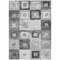 Homeroots 9' X 12' Gray And Charcoal Geometric Washable Indoor Outdoor Area Rug 605041 - alternate 4