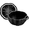 Staub Ceramic 16-oz Petite Pumpkin Cocotteand, Matte Black 1003823 - alternate 4