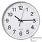 Clockswise Silver 14-In Analog Clock - Silent, Non-Ticking for Wall Battery-Operated Perfect for Home QI004744.SI.14 - alternate 6