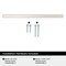 Amerock Bar Pulls Square 6-5/16 inch (160mm) Center-to-Center Satin Nickel Cabinet Pull, 25PK 25VMP37178G10 - alternate 2