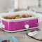 Megachef 3.5 Quart Casserole Slow Cooker with 3 Temperature Settings in Purple 750123732M - alternate 6