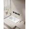 Kingston Brass 67" Acrylic Rectangular Drop-In Tub with Reversible Drain, Glossy White VTPN673619C - alternate 3