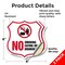 Signmission No Smoking Shield Sign No Smoking Eating, 6 inch X 6 inch, Vinyl Decal, 2PK SHI-D-2PACK-6-400 - alternate 5