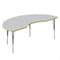 Correll Kidney HPL Activity Table, 72 in W, 36 in L, 19 in to 29 in H, Particleboard, Gray Granite A3672-KID-15-09-38 - alternate 1