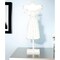 Homeroots 17" Silver Metal Dress Form Sculpture and Jewelry Holder 483253 - alternate 3