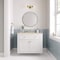 James Martin Vanities Chicago 36" Single Vanity, Glossy White, w/ 3 CM Tajnar Eclos Top 503-V36-GW-3TJR - alternate 4