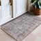 World Rug Gallery Vintage Inspired Machine Washable Non Slip Area Rug 2 ft x 3 ft Charcoal 6029CHARCOAL2X3 - alternate 1