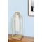 Homeroots 11" Gold Clear And Natural Metal Glass And Wood Test Tube Table Vase 488186 - alternate 2
