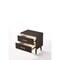 Homeroots 15" X 22" X 23" Cherry (High Gloss) Wood Veneer (Paper) Nightstand 347547 - alternate 4