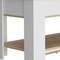 Homeroots 40" Oak and White Storage Bench with Flip Top 535165 - alternate 7